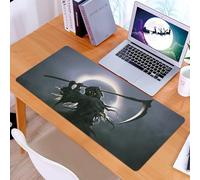 KDWJS Alfombrilla para ratón Speed Gaming XXL 90x40 cm - Base para Mesa - Mejora la precisión y la Velocidad - Resistente - Muerte del Eclipse y Muerte de la Hoz, el Dios de la Muerte en la Tenue luz