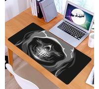 KDWJS Alfombrilla para ratón Speed Gaming XXL 90x40 cm - Base para Mesa - Mejora la precisión y la Velocidad - Resistente - Muerte de Eclipse y Muerte de Scythe, Dios de la Muerte en la Tenue luz del