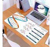 KDWJS Alfombrilla para ratón Speed Gaming XXL 90x40 cm - Base para Mesa - Mejora la precisión y la Velocidad - Resistente - Educativo, Bases del ADN Química Bioquímica Biotecnología