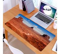KDWJS Alfombrilla para ratón Speed Gaming XXL 90x40 cm - Base para Mesa - Mejora la precisión y la Velocidad - Resistente - Decoración Occidental, Desierto Americano, cañón de Arizona, Parque Naciona
