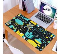 KDWJS Alfombrilla para ratón Speed Gaming XXL 90x40 cm - Base para Mesa - Mejora la precisión y la Velocidad - Resistente - Educación,Ciencias Clase Temática Biología Química y Física Protones Neutro