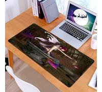 KDWJS Alfombrilla para ratón Speed Gaming XXL 90x40 cm - Base para Mesa - Mejora la precisión y la Velocidad - Resistente - Hada, diseño de Criatura mítica Tridimensional con artefacto mágico.
