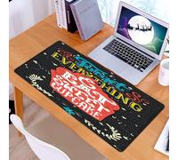 KDWJS Alfombrilla para ratón Speed Gaming XXL 90x40 cm - Base para Mesa - Mejora la precisión y la Velocidad - Resistente - Todo y Come un Dulce Pastel. Póster cafetería o diseño para l