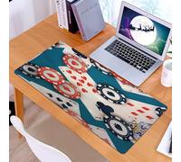KDWJS Alfombrilla para ratón Speed Gaming XXL 90x40 cm - Base para Mesa - Mejora la precisión y la Velocidad - Resistente - Fichas y Cartas de Juego esparcidas sobre la Mesa. Casino. Juegos. Ocio. Ri