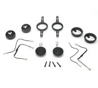 KDX-Audio Juego de Altavoces Tweeters TW-100New para Coche para Montaje Empotrado, en Superficie o pre-instalación. Potencia máxima de 2x100W Máximo