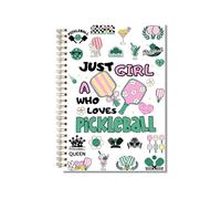 kdxpbpz Pickleball Gifts Notebook Journal Just A Girl Who Loves Pickleball Journaling Hardcover Spiral Notebook 5.5 X 8.3