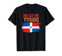 KE LO KE TIGRE KLK Español Dominicano Bandera Dominicana Camiseta