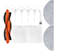 KE88FENG Accesorios for xiaomi Robot Aspirador S20 D106 repuestos de aspiradora Kit de Repuesto Cepillo Principal Filtro Hepa Almohadilla de fregona(QHui)