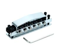 KE88FENG Cubierta y Placa Base cromadas for Puente de Guitarra Estilo for RIC for RK-100