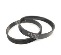 KE88FENG For Cinta de Correr For Vega 335EPJ Correa de transmisión de Caucho de 5 y 6 Costillas for Correa de cuña múltiple Correa de Ranuras múltiples(338EPJ 5Ribs)