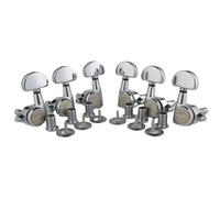 KE88FENG For GUYKER 3R3L versión Mejorada, afinadores de Bloqueo Trasero Negros, Clavijas de afinación de Guitarra, Cabezal de máquina 1:21 Guitarra for LP SG, Plateado, Negro, for GOL(102CSP)