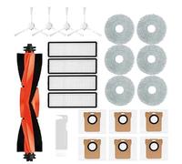 KE88FENG For xiaomi Robot Aspirador X20+ / X20 Plus Piezas Accesorios Cepillo Lateral Principal Filtro HEPA Paño de Fregona Bolsas for Polvo