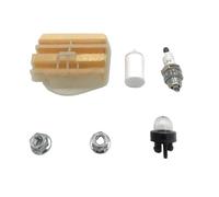 KE88FENG Kit de Filtro de Aire con Tuerca de Barra y Bomba de Combustible for for Husqvarna 445 445E 450 450E Piezas de Repuesto for Motosierra n.º 544 08 08-03