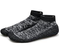 KEAAN Agua Verano Aqua Calcetines Descalzo Trail Zapatos para Correr Hombres Descalzo Zapatos Damas para Playa Nadar Yoga Ejercicio Aqua Mujeres Deportes- Gray ||44