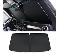 KEAAN Parasol para Parabrisas Delantero de Coche para Renault Master 2010-2021, Cubierta Sol Sombra Delantera Plegable Protector Solar para Luna Delantera Coche Accesorios,B-Black