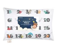 KeaBabies Almohada para Niño Pequeño con Funda - Almohada para Niño Pequeños De Algodón Orgánico Suave para Dormir - Lavable E Respirable - Niño Pequeño Viajar (Kea123)
