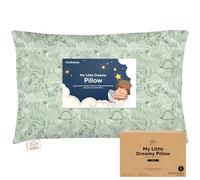 KeaBabies Almohada para Niños Pequeños con Funda de Almohada, Jumbo - Almohadas de Algodón Orgánico Suave para Dormir - Lavable a Máquina - Niños Pequeños, Niños, Niñas (DinoDood)