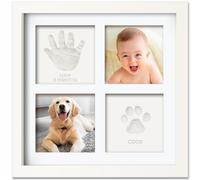 KeaBabies Kit de mano y huella para bebé - regalos para bebés, niños, niñas, regalos para fiesta de bienvenida al bebé, kit de recuerdo de huellas de huellas de bebé recién nacido (Alpine White)