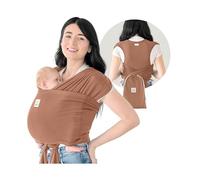KeaBabies Mochila Porta Bebé D-Lite - Fácil de Llevar, Ajustable Desde Recién Nacido Hasta Niño Pequeño, Con Anilla (Terracotta)