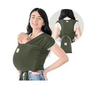 KeaBabies Mochila Porta Bebé D-Lite - Fácil de Llevar, Ajustable, Desde Recién Nacido Hasta Niño Pequeño, Con Anilla (Forest)