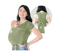 KeaBabies Mochila Porta Bebé D-Lite - Fácil de Llevar, Ajustable Desde Recién Nacido Hasta Niño Pequeño, Con Anilla (Dusty Olive)