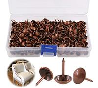 Keadic Antique tapicería Tacks Muebles Clavos Surtido Kit para Tapizado Muebles Tablero de Corcho o DIY Proyectos - Oro Rosa