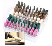 Keadic Juego de 100 brocas de pulido eléctrico para lijar ruedas de pulido, lana Sésamo, goma, jade, herramientas rotatorias de 1/8 pulgadas.