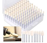 Keadic Juego de 100 piezas de puntas de pulido multifuncionales para pulir mandril montado, accesorios de pulido - 1/8 pulgadas