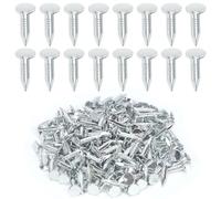 Keadic Juego de 300 clavos de fieltro galvanizados de 3/4 pulgadas para techos, 20 mm de cabeza ancha, clavos de hardware de casa para techos, película de aislamiento de fieltro, tablero de espuma,