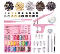 Keadic Juego de alicates Snaps y Snap, 31 colores, kit de sujetadores para proyectos de bricolaje, costura y manualidades