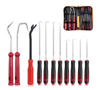 Keadic Juego de ganchos de precisión de 11 piezas de alta resistencia, extractor de ganchos largos y mini precisión, fácilmente quitar mangueras, juntas y más