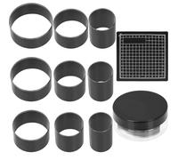 Keadic Juego de perforadoras de cuero para manualidades de cuero hechas a mano (forma redonda)