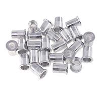 Keadic - Kit de tuercas de remache de aluminio con rosca de cabeza plana - M3 M4 M5 M6 M8 M10 (métrico)
