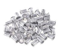 Keadic - Kit de tuercas de remache de aluminio con rosca de cabeza plana - M3 M4 M5 M6 M8 M10 (métrico)