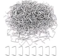 Keadic Kit surtido de anillos de cerdo galvanizados de 3/4 pulgadas, fundas de carne y salchichas, jaulas de animales para mascotas