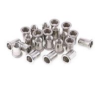 Keadic M3 M4 M5 M6 M8 M10 - Tuerca de remache de acero inoxidable 304, con rosca, varios tamaños