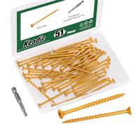 Keadic Star Torx Drive Flat Head Deck Screws for Wood (51 piezas #10x3")