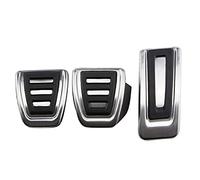 KEAGGJF Cubierta de Pedal de Freno de Gas de Acero Inoxidable para automóvil, para Audi A3 8V 2013 2014 2015 2016 2017 2018 2019 2020 2021 Pedales de automóvil, MT3Pcs