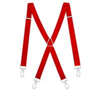 KEAHND Tirantes Hombre,Tirantes para hombre,Tirantes Correas en forma,Tirantes para Pantalones con 4 Ganchos-Clips,Tirantes elásticos para hombre Tirantes ajustables