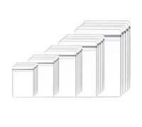 KEALBAUS 160 Paquetes de Plástico Anti-Oxidación de PVC Transparente para, Cremallera Anti-Ternamiento para Embalaje de Anillos, Pendientes