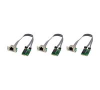 KEALBAUS 3 tarjetas de red Mini PCIE M.2 A+E a RTL8111F Gigabit Ethernet Tarjeta de red Ethernet RJ45 de un solo puerto