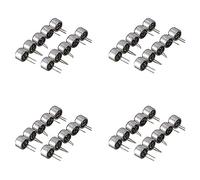 KEALBAUS 40 unidades de condensador electret de 9,7 mm x 7 mm de 2 pines para miniphone