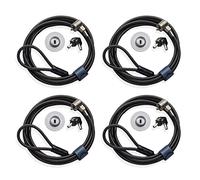 KEALBAUS Candado de seguridad para ordenador portátil, 4 unidades, compatible con portátiles dispositivos con ranura de bloqueo