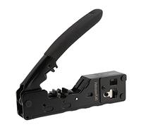 KEALBAUS Crimpadora de paso Cat5 Cat6 Cat7 para conectores de red RJ45 RJ12 RJ11, conectores modulares, cables Ethernet, herramienta de crimpado EZ