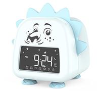 KEALBAUS Reloj despertador para niños, reloj despertador digital para dormitorio de niños, entrenador de sueño para niños, luz de despertar y león de luz