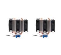 KEALLANS 2 Pieza Enfriador Termoeléctrico Semiconductor Enfriador Peltier Refrigeración Radiador de Enfriamiento de Aire Enfriador de Agua Dispositivo de de Enfriamiento