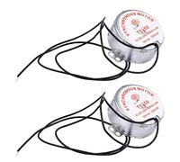 Keallans 2 x AC 220 V-240 V 5/6 RPM 4 W 50 / CCW motor síncrono del ventilador de diafragma de 7 mm