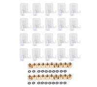 Keallans 20 unidades serías Eco disolvente tinta impresora amortiguador Dx5 Dumper cabeza de impresión para cabezal de impresión Mutoh Galaxy Xuli Humano Trazador 4x3mm tubo