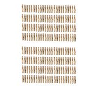 Keallans 200 piezas serie latón oculto barril bisagras cajas de madera armario bisagra muebles invisibles 4x20mm