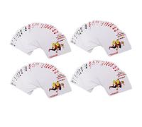 KEALLANS - 4 cartas de póquer (marcas, secretas, a las cartas, ver a través de mágicas, trucos de magia del póker,